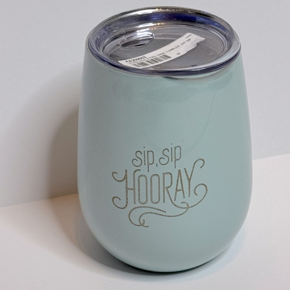 Stainless Wine Tumbler with Lid
